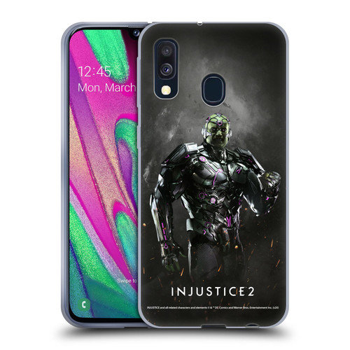 Injustice 2 Characters Brainiac Soft Gel Case for Samsung Galaxy A40 (2019)