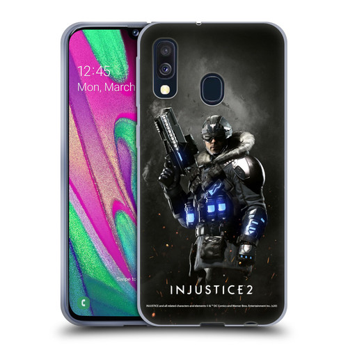 Injustice 2 Characters Captain Cold Soft Gel Case for Samsung Galaxy A40 (2019)