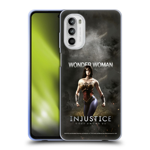 Injustice Gods Among Us Characters Wonder Woman Soft Gel Case for Motorola Moto G52