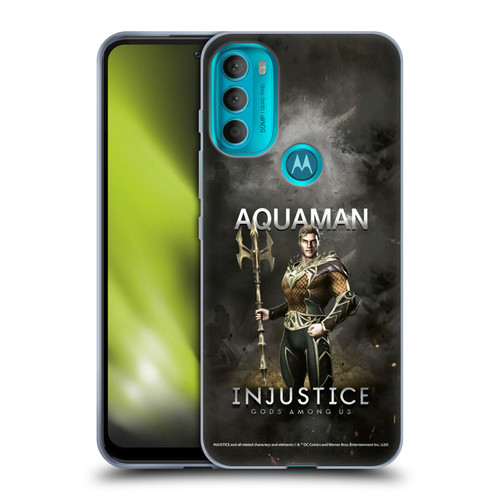 Injustice Gods Among Us Characters Aquaman Soft Gel Case for Motorola Moto G71 5G