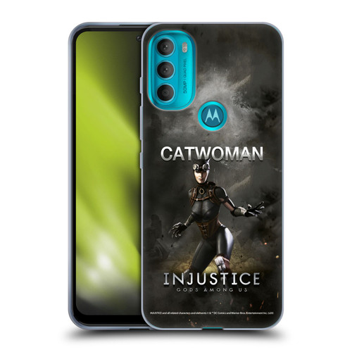 Injustice Gods Among Us Characters Catwoman Soft Gel Case for Motorola Moto G71 5G