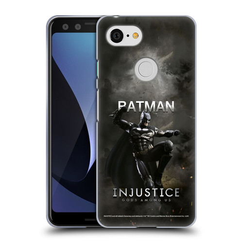 Injustice Gods Among Us Characters Batman Soft Gel Case for Google Pixel 3