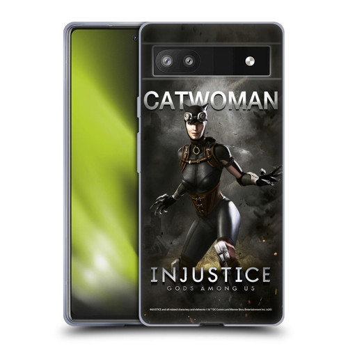 Injustice Gods Among Us Characters Catwoman Soft Gel Case for Google Pixel 6a