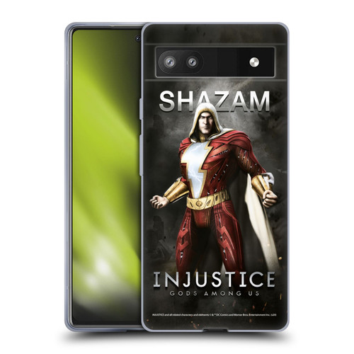 Injustice Gods Among Us Characters Shazam Soft Gel Case for Google Pixel 6a