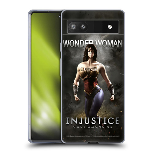 Injustice Gods Among Us Characters Wonder Woman Soft Gel Case for Google Pixel 6a
