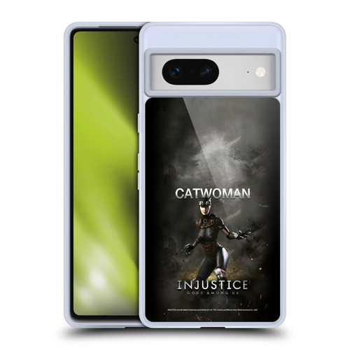 Injustice Gods Among Us Characters Catwoman Soft Gel Case for Google Pixel 7