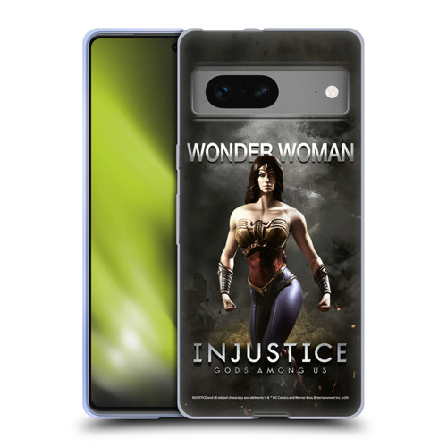 Injustice Gods Among Us Characters Wonder Woman Soft Gel Case for Google Pixel 7