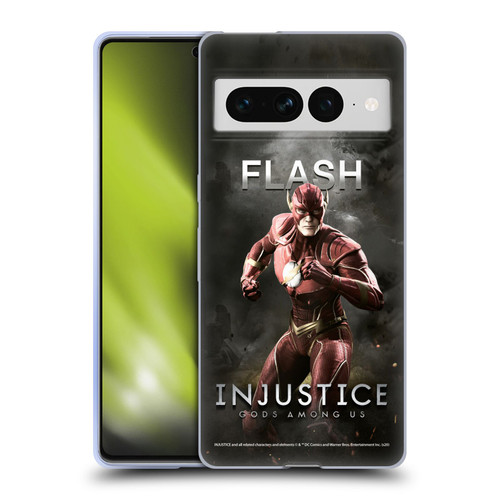 Injustice Gods Among Us Characters Flash Soft Gel Case for Google Pixel 7 Pro