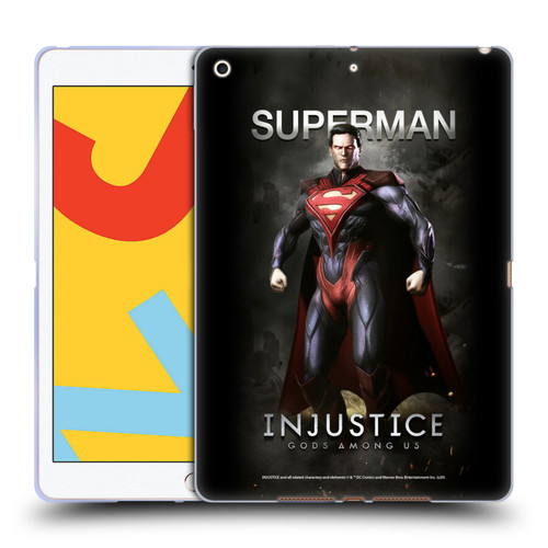 Injustice Gods Among Us Characters Superman Soft Gel Case for Apple iPad 10.2 2019/2020/2021