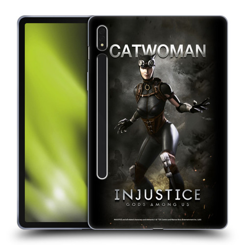 Injustice Gods Among Us Characters Catwoman Soft Gel Case for Samsung Galaxy Tab S8