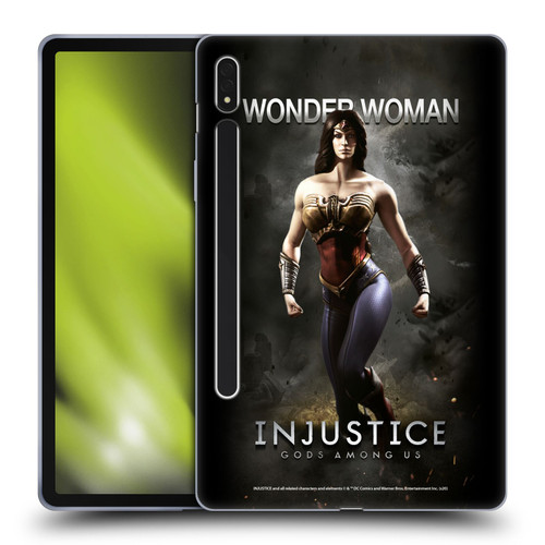 Injustice Gods Among Us Characters Wonder Woman Soft Gel Case for Samsung Galaxy Tab S8