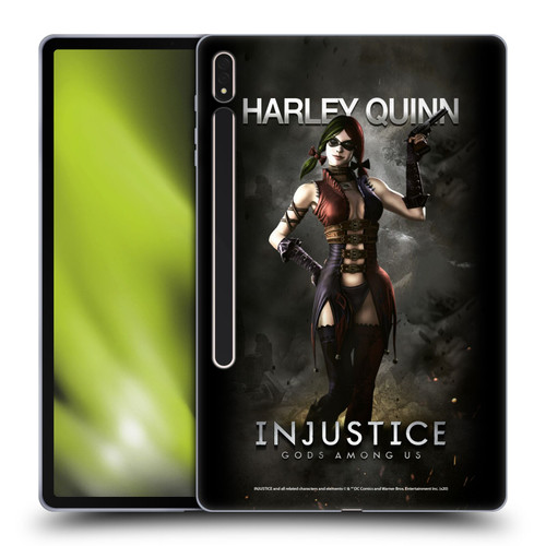 Injustice Gods Among Us Characters Harley Soft Gel Case for Samsung Galaxy Tab S8 Plus