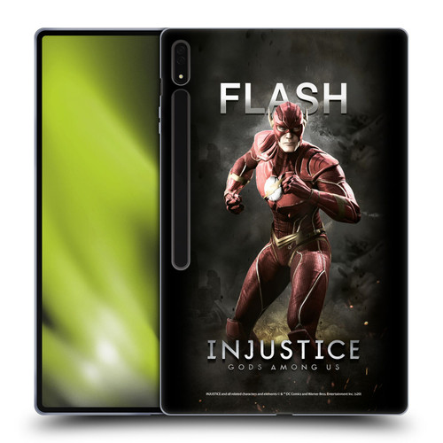 Injustice Gods Among Us Characters Flash Soft Gel Case for Samsung Galaxy Tab S8 Ultra