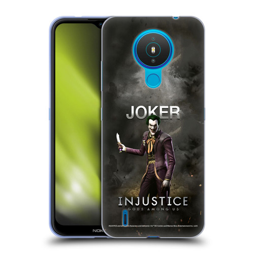Injustice Gods Among Us Characters Joker Soft Gel Case for Nokia 1.4