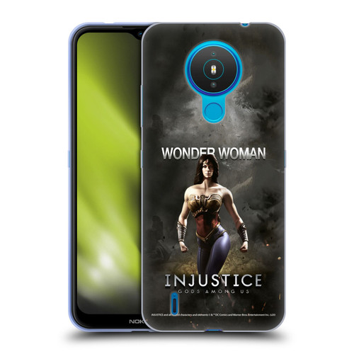 Injustice Gods Among Us Characters Wonder Woman Soft Gel Case for Nokia 1.4