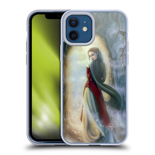 Tiffany "Tito" Toland-Scott Christmas Art Elf Woman In Snowy Forest Soft Gel Case for Apple iPhone 12 / iPhone 12 Pro