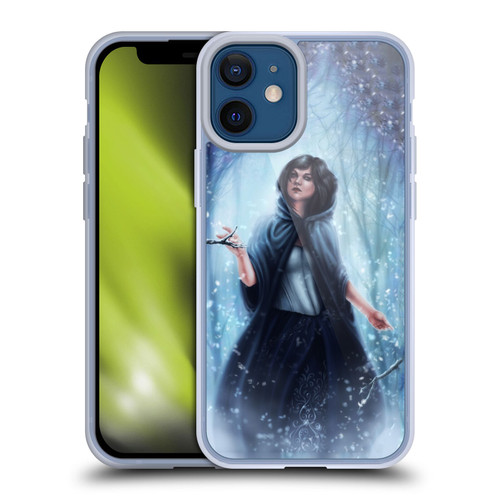 Tiffany "Tito" Toland-Scott Christmas Art Snow White In Snowy Forest Soft Gel Case for Apple iPhone 12 Mini