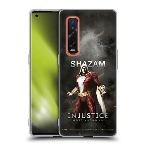Injustice Gods Among Us Characters Shazam Soft Gel Case for OPPO Find X2 Pro 5G
