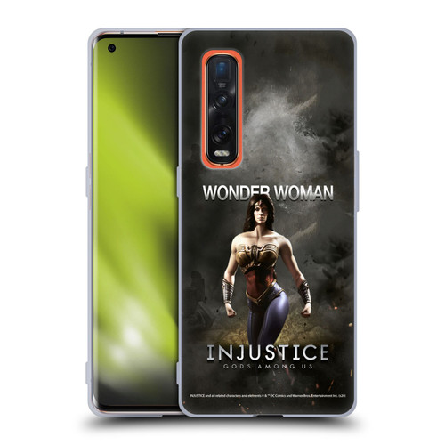 Injustice Gods Among Us Characters Wonder Woman Soft Gel Case for OPPO Find X2 Pro 5G