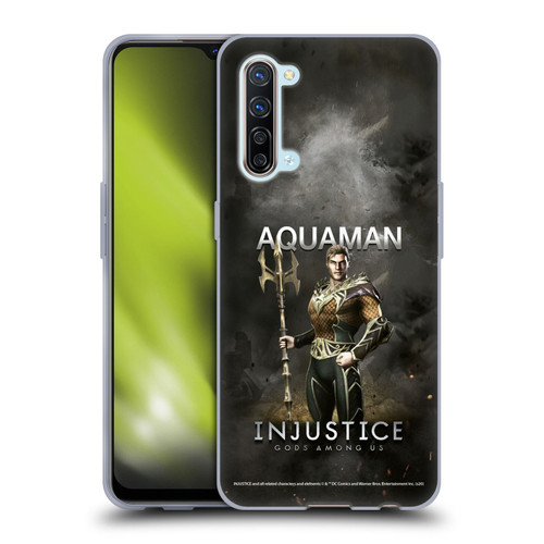 Injustice Gods Among Us Characters Aquaman Soft Gel Case for OPPO Find X2 Lite 5G