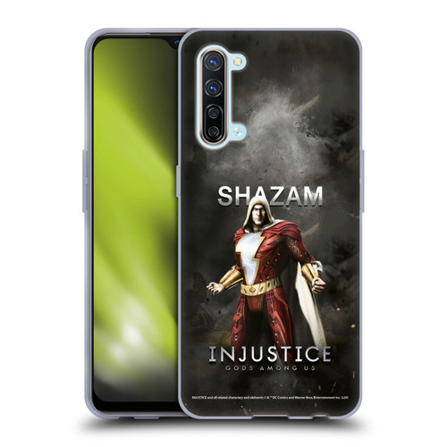 Injustice Gods Among Us Characters Shazam Soft Gel Case for OPPO Find X2 Lite 5G