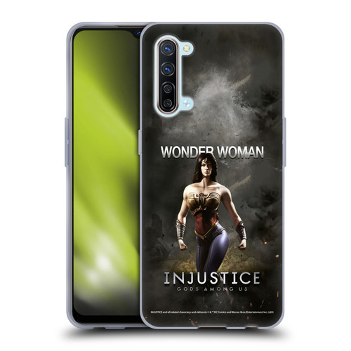 Injustice Gods Among Us Characters Wonder Woman Soft Gel Case for OPPO Find X2 Lite 5G