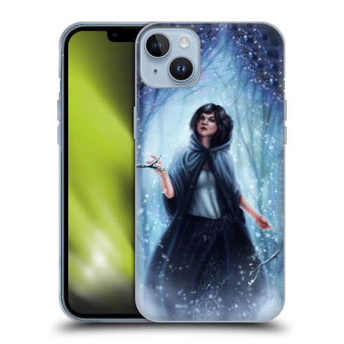 Tiffany "Tito" Toland-Scott Christmas Art Snow White In Snowy Forest Soft Gel Case for Apple iPhone 14 Plus