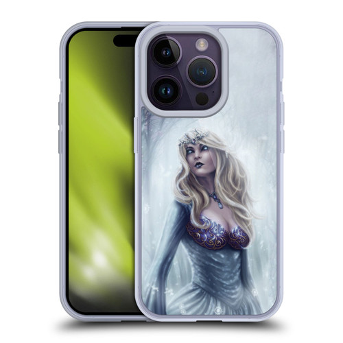 Tiffany "Tito" Toland-Scott Christmas Art Winter Forest Queen Soft Gel Case for Apple iPhone 14 Pro
