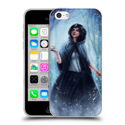 Tiffany "Tito" Toland-Scott Christmas Art Snow White In Snowy Forest Soft Gel Case for Apple iPhone 5c