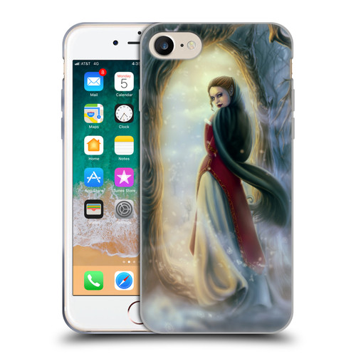 Tiffany "Tito" Toland-Scott Christmas Art Elf Woman In Snowy Forest Soft Gel Case for Apple iPhone 7 / 8 / SE 2020 & 2022