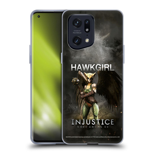 Injustice Gods Among Us Characters Hawkgirl Soft Gel Case for OPPO Find X5 Pro