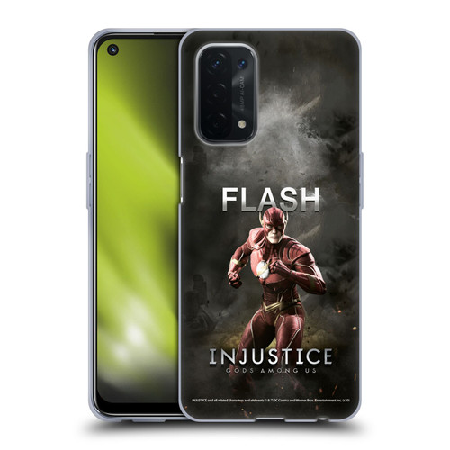 Injustice Gods Among Us Characters Flash Soft Gel Case for OPPO A54 5G