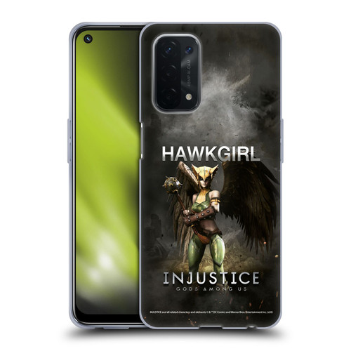 Injustice Gods Among Us Characters Hawkgirl Soft Gel Case for OPPO A54 5G