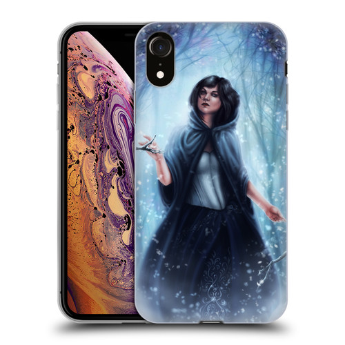 Tiffany "Tito" Toland-Scott Christmas Art Snow White In Snowy Forest Soft Gel Case for Apple iPhone XR