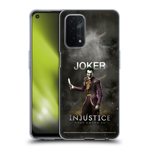 Injustice Gods Among Us Characters Joker Soft Gel Case for OPPO A54 5G