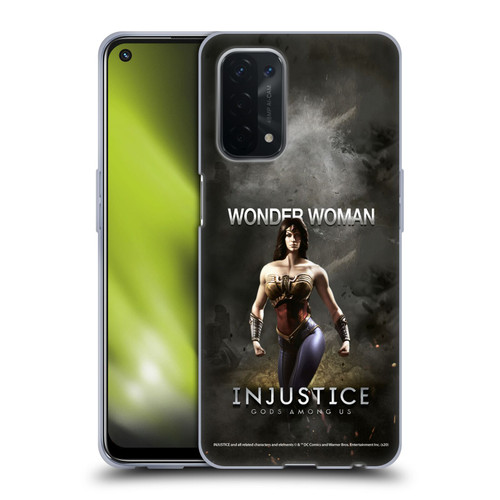 Injustice Gods Among Us Characters Wonder Woman Soft Gel Case for OPPO A54 5G