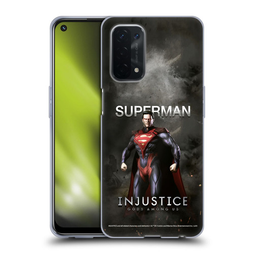 Injustice Gods Among Us Characters Superman Soft Gel Case for OPPO A54 5G