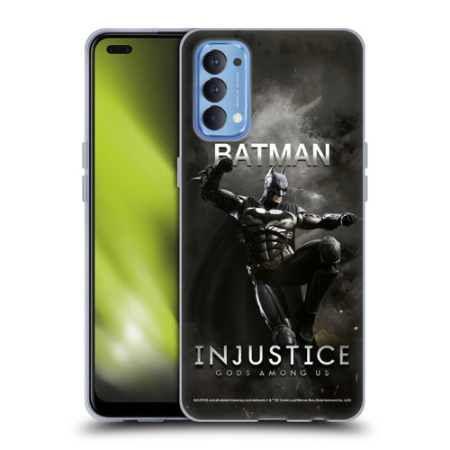 Injustice Gods Among Us Characters Batman Soft Gel Case for OPPO Reno 4 5G