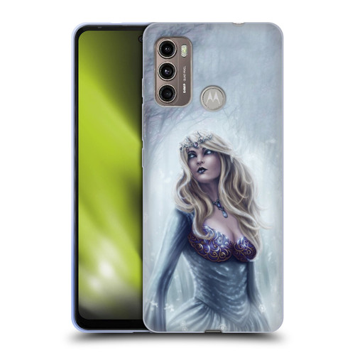 Tiffany "Tito" Toland-Scott Christmas Art Winter Forest Queen Soft Gel Case for Motorola Moto G60 / Moto G40 Fusion