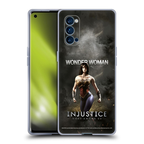 Injustice Gods Among Us Characters Wonder Woman Soft Gel Case for OPPO Reno 4 Pro 5G