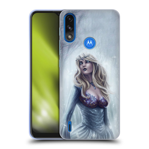Tiffany "Tito" Toland-Scott Christmas Art Winter Forest Queen Soft Gel Case for Motorola Moto E7 Power / Moto E7i Power