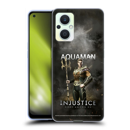 Injustice Gods Among Us Characters Aquaman Soft Gel Case for OPPO Reno8 Lite
