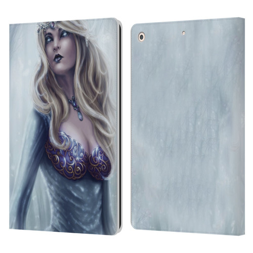 Tiffany "Tito" Toland-Scott Christmas Art Winter Forest Queen Leather Book Wallet Case Cover For Apple iPad 10.2 2019/2020/2021