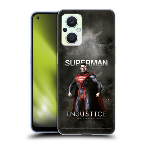 Injustice Gods Among Us Characters Superman Soft Gel Case for OPPO Reno8 Lite