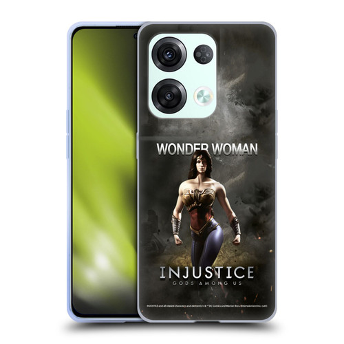Injustice Gods Among Us Characters Wonder Woman Soft Gel Case for OPPO Reno8 Pro