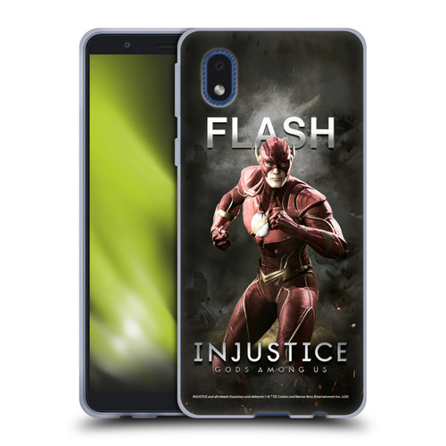 Injustice Gods Among Us Characters Flash Soft Gel Case for Samsung Galaxy A01 Core (2020)