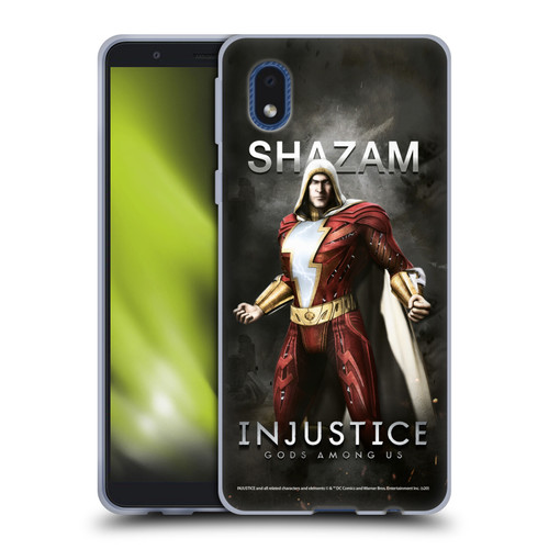 Injustice Gods Among Us Characters Shazam Soft Gel Case for Samsung Galaxy A01 Core (2020)