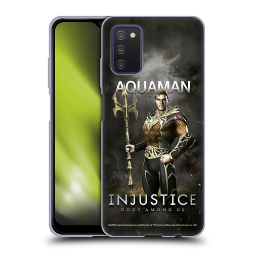 Injustice Gods Among Us Characters Aquaman Soft Gel Case for Samsung Galaxy A03s (2021)