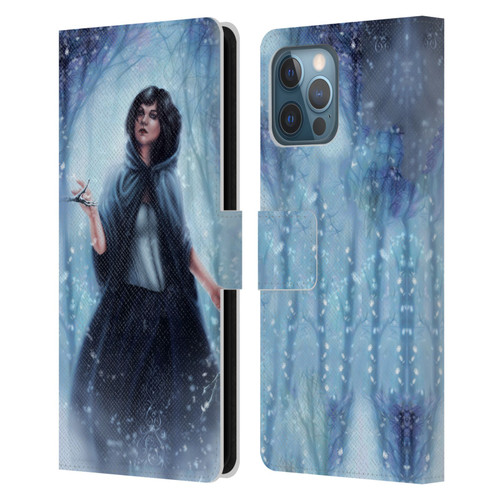 Tiffany "Tito" Toland-Scott Christmas Art Snow White In Snowy Forest Leather Book Wallet Case Cover For Apple iPhone 12 Pro Max