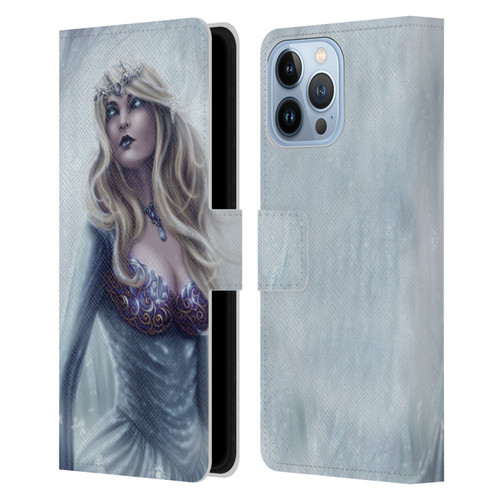 Tiffany "Tito" Toland-Scott Christmas Art Winter Forest Queen Leather Book Wallet Case Cover For Apple iPhone 13 Pro Max